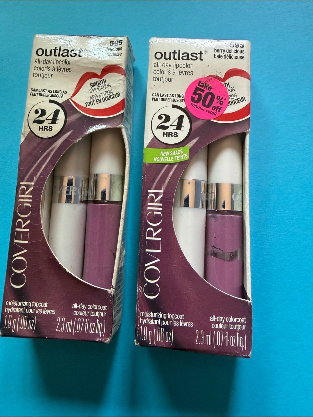 COVERGIRL Outlast All-Day Lipcolor + Topcoat - Berry Purple